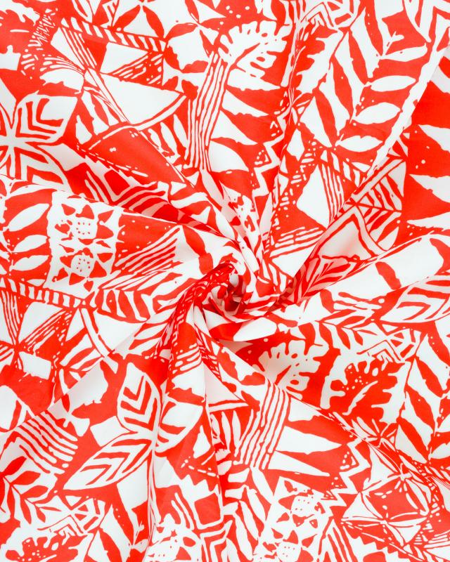 Polynesian fabric MAOHIS Red - Tissushop